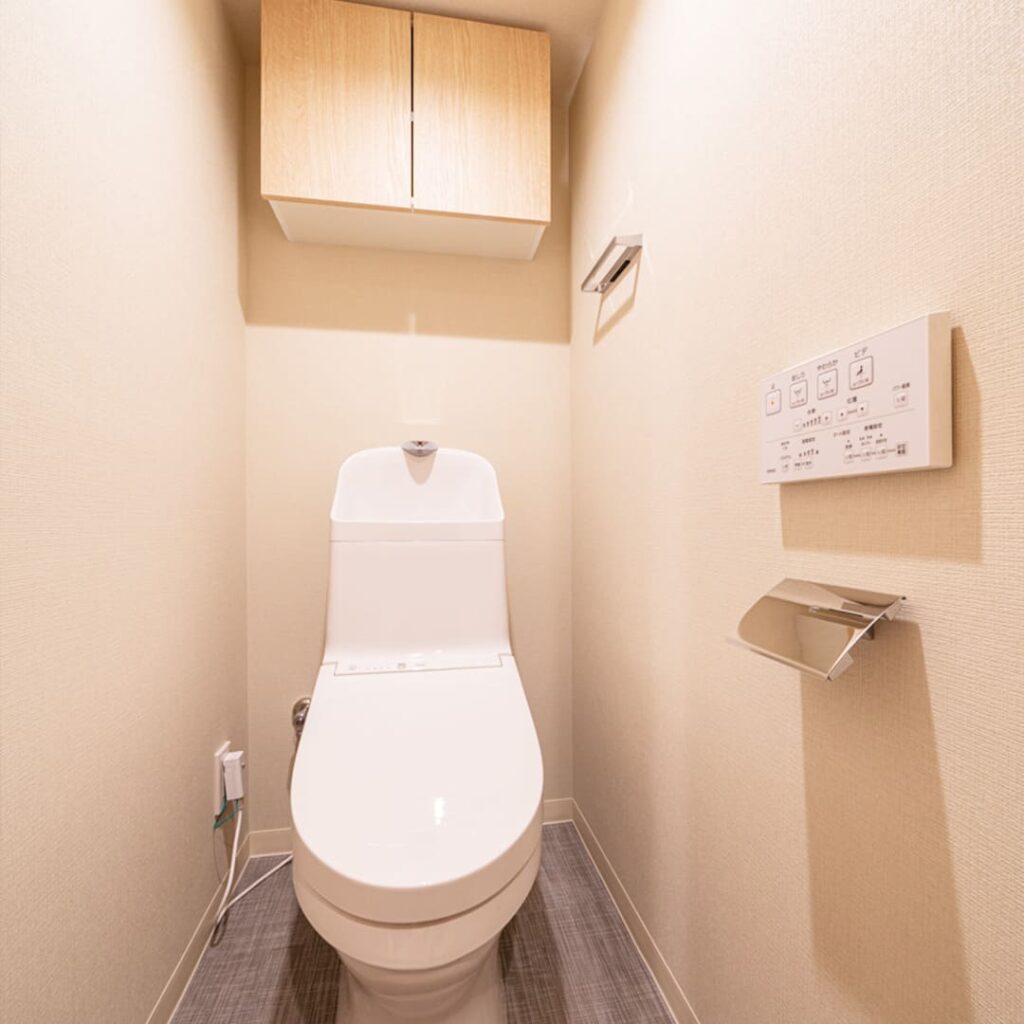 リブモール小石川のウォシュレット付トイレ